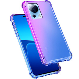 Puzdro pre Xiaomi 13 Lite, Gradient Dropproof, Fialová / modrá