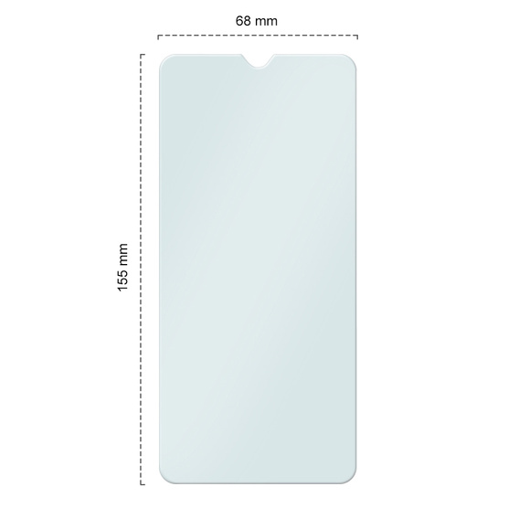 2x tvrdené sklo pre Realme C21Y / C25Y, ERBORD 9H Hard Glass na displeji