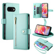 Klapkové puzdro pre Samsung Galaxy A56 5G, Wallet Zipper Pocket, zelený
