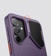 Puzdro pre Samsung Galaxy S25, Suritch Shockproof, pre MagSafe, fialové