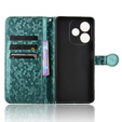 Flipové puzdro pre Oppo A5 Pro 5G, Wallet Rhombus, zelený