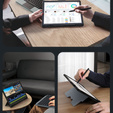 Puzdro + klávesnica Galaxy Tab S9, NILLKIN Bumper Pen Slot, čierne