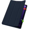 Puzdro pre Samsung Galaxy Tab S10 FE+ Plus, Smartcase s priestorom pre stylus, tmavomodré