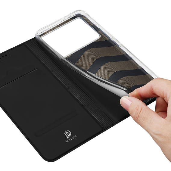 Dux Ducis Obal na mobil pre Xiaomi Poco F6 Pro, Skinpro, čierne