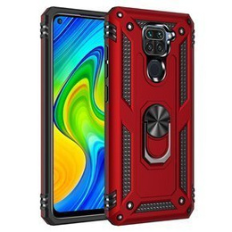 Pancierované obal na mobil pre Xiaomi Redmi Note 9, Nox Case Ring, červené