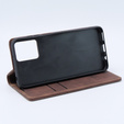 Puzdro pre Motorola Moto G13/ G23 4G, ERBORD Vintage, peňaženka s chlopňou, káva