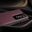 Flipové puzdro pre Samsung Z Fold5 5G, Smart View Wallet, bordové