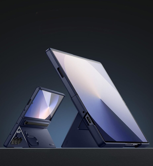 Obal na mobil pre Samsung Galaxy Z Fold 6, Suritch Full Body, tmavomodré