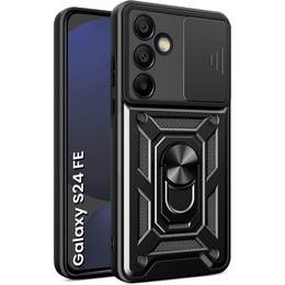 Obal na mobil pre Samsung Galaxy S24 FE, CamShield Slide, čierne