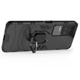 Obal na mobil pre Xiaomi Poco F4 5G, Kickstand Ring, čierne