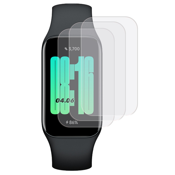 3x ERBORD Hydrogélová fólia pre Xiaomi Redmi Smart Band 2