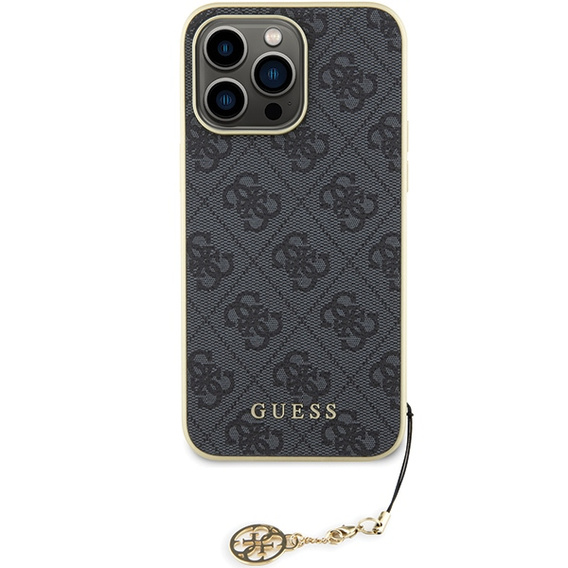 Puzdro Guess 4G Charms s príveskom pre iPhone 15 Pro