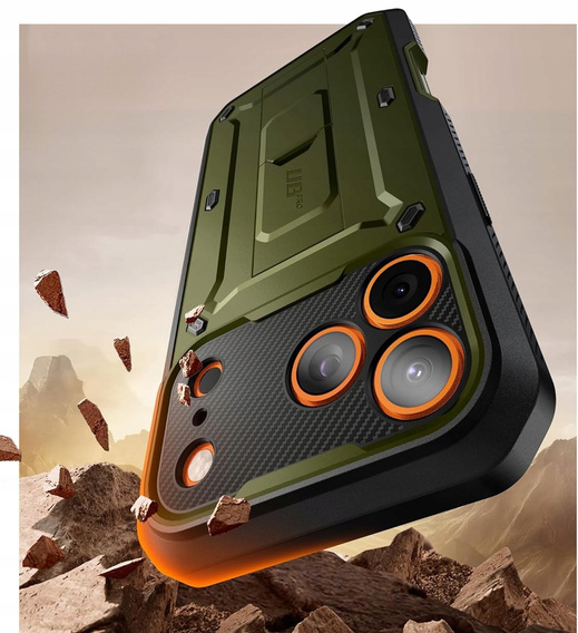 Puzdro Supcase pre iPhone 17 Pro Max, Unicorn Beetle Pro, Guldan