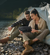 Obrnené puzdro pre Galaxy Tab S9 FE+ Plus, Dexnor Full Body, čierne