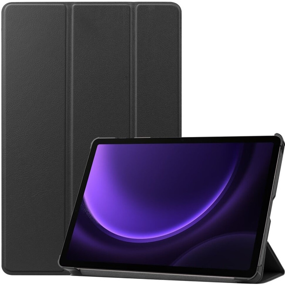 Puzdro pre Samsung Galaxy Tab S9 FE, trojskladové, čierne