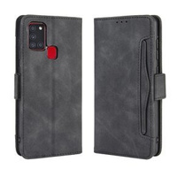 Klapkové puzdro pre Samsung Galaxy A21S, Card Slot, čierne