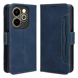 Klapkové puzdro pre Infinix Hot 40i, Card Slot, tmavomodré