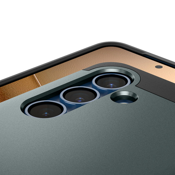 Puzdro Spigen Tough Armor Mag Abyss Green pre Samsung Galaxy S25
