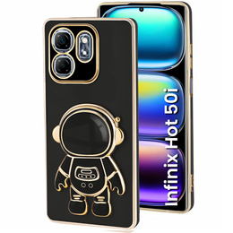 Obal na mobil pre Infinix Hot 50i 4G, Astronaut, čierne