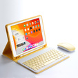 Puzdro + klávesnica iPad 10.2 2019 / 2020 / 2021, žlté