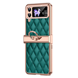 Puzdro pre Samsung Galaxy Z Flip 4 5G, Rhombus Grid