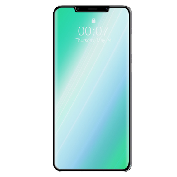 2x tvrdené sklo pre Huawei Mate 50 Pro, ERBORD 3D pre celý displej