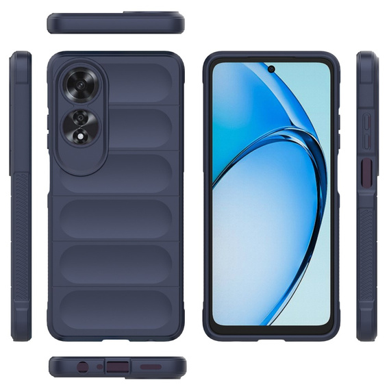 Obal na mobil pre Oppo A60, Gaming Shockproof, tmavomodré