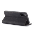 CASEME puzdro pre Samsung Galaxy S20 FE, Leather Wallet Case, čierne