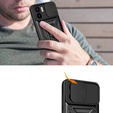 Obal na mobil pre Xiaomi Redmi A1 4G / A2 4G, CamShield Slide, čierne