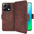 Klapkové puzdro pre Xiaomi Poco X6 5G, Card Slot, hnedé