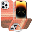 Puzdro pre iPhone 14 Pro Max, Frame Kickstand, pre MagSafe, Sunset Orange