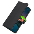 Klapkové puzdro pre Motorola Moto G22, Magnetic Clasp, čierne