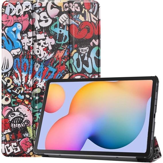 Puzdro pre Samsung Galaxy Tab S6 Lite, Smartcase, graffiti