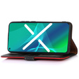 Klapkové puzdro pre Poco F5 Pro 5G, KHAZNEH RFID, čierne / červené