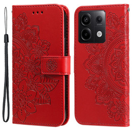 Klapkové puzdro pre Xiaomi Redmi Note 13 Pro 5G, Mandala, červené