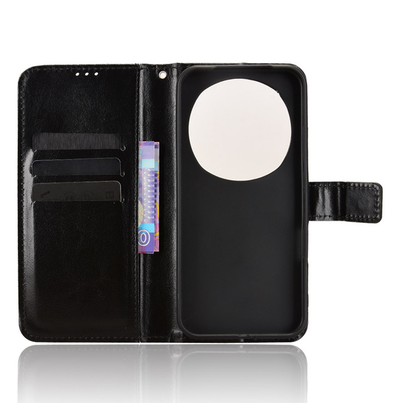 Puzdro Crazy Horse Wallet flip pre Honor Magic 8 Pro