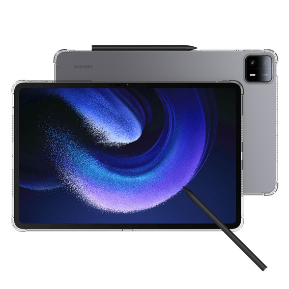 Puzdro pre Xiaomi Pad 6 Max, silikónové, priehľadné