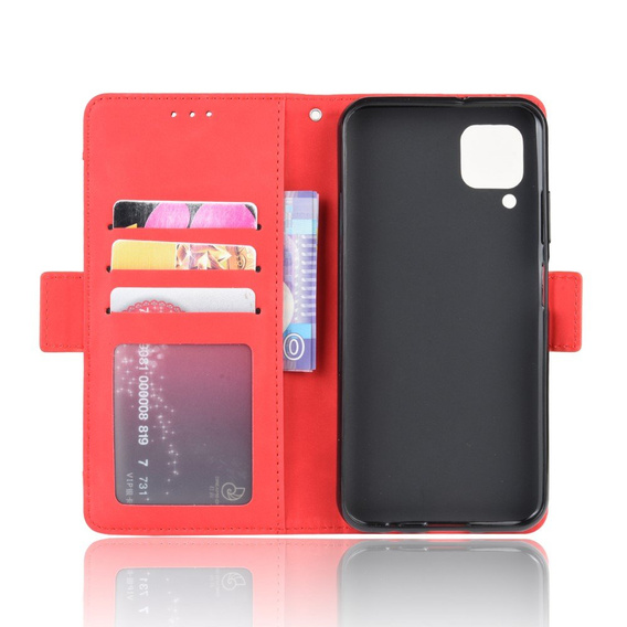 Klapkové puzdro pre Huawei P40 Lite, Card Slot, červené