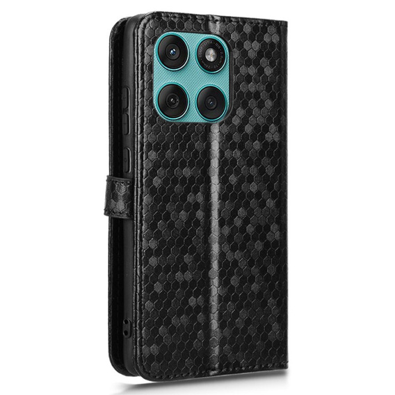 Flipové puzdro pre Motorola Edge 60 / 60 Fusion, Wallet Rhombus, čierne