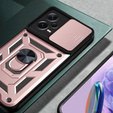 Obal na mobil pre Xiaomi Redmi Note 12 Pro+ 5G, CamShield Slide, ružové rose gold