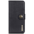 KHAZNEH RFID puzdro pre Motorola G85 5G, Litchi Texture, čierne