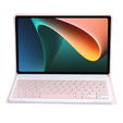 Puzdro + klávesnica Xiaomi Pad 5/5 Pro, ružové rose gold