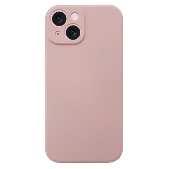 Obal na mobil pre iPhone 15 Plus, Silicone Lite, oranžové