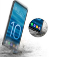 Obal na mobil pre Samsung Galaxy S10+ Plus, Sliding Card Holder, čierne
