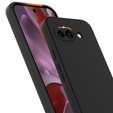 Obal na mobil pre Google Pixel 9A, Silicone MagSafe, čierne