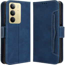 Klapkové puzdro pre Realme 14X / Realme C75, Card Slot, tmavomodré
