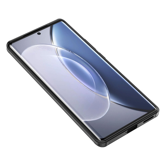 Obal na mobil pre Vivo X90 Pro, Fusion Hybrid, transparentné / čierne