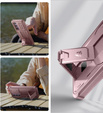 Obrnené puzdro pre Samsung Galaxy A35, Dexnor Full Body (Two Frames), ružové rose gold