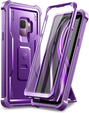 Obrnené puzdro pre Samsung Galaxy S9, Dexnor Full Body, fialové