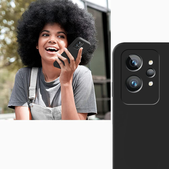 Obal na mobil pre Realme GT2 Pro, Silicone Lite, čierne